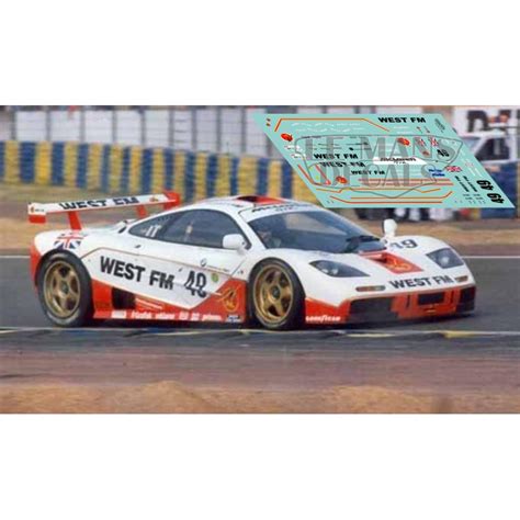 McLaren F1 GTR - Le Mans 1995 nº49 - LEMANSDECALS