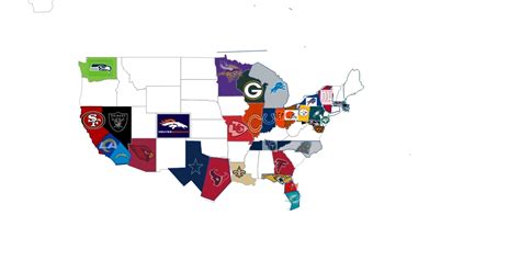 NFL Map : Scribble Maps