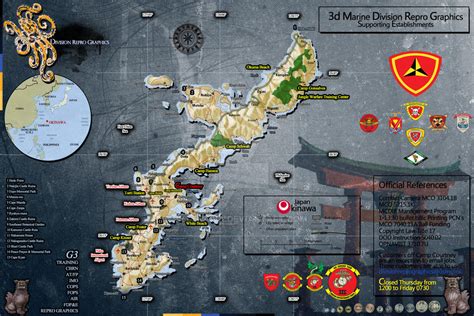 Map of Okinawa, military bases by LeleKawa on DeviantArt