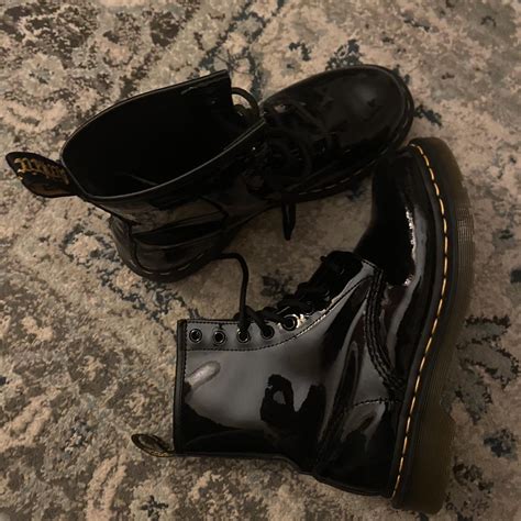 Doc Martens women’s 1460 boots size 8 worn just a... - Depop