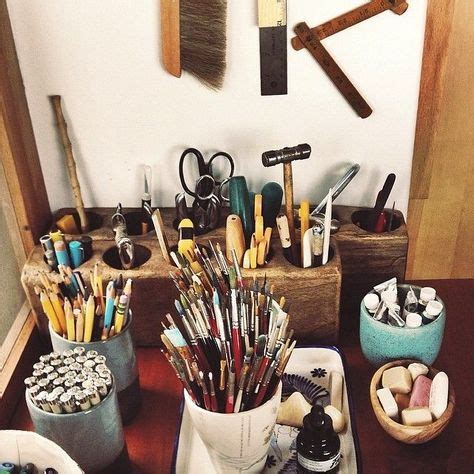 50 Best Paint Brush Storage Ideas images | art room, craft room, art ...