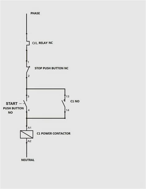 Dol Starter Power Circuit Diagram