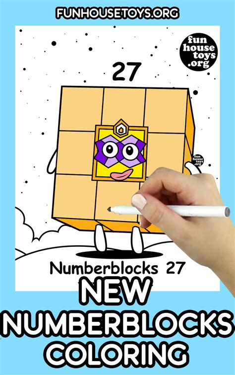 Numberblocks Coloring Activities