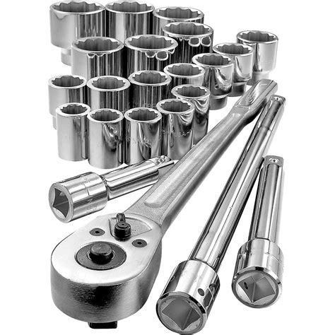 Craftsman - 83123 - 22 pc. 3/4 in. Drive Metric Socket Wrench Set ...