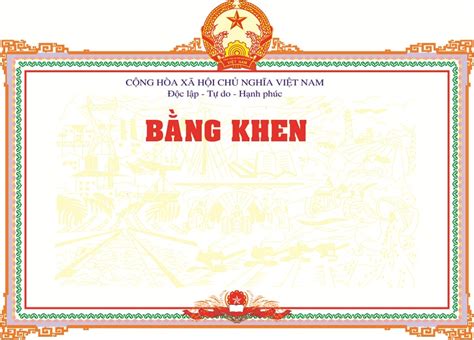 Tổng hợp hơn 30 mẫu giấy khen, bằng khen đẹp nhất 2020 - EU-Vietnam ...