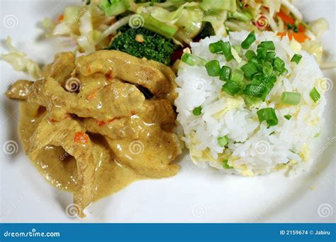 Pork Curry and Rice 2 stock photo. Image of cooked, delicious - 2159674