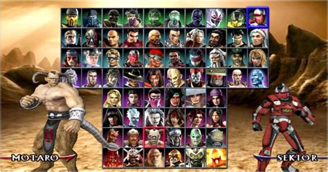 All Mortal Kombat Characters List