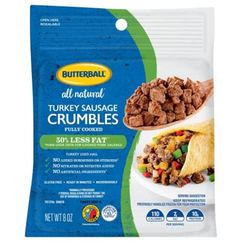 Butterball® Fully Cooked Turkey Sausage Crumbles, 8 oz - Kroger