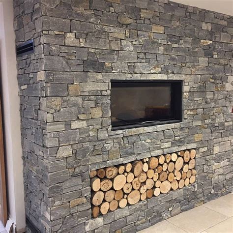 20+ Natural Stone Cladding Fireplaces – The Urban Decor