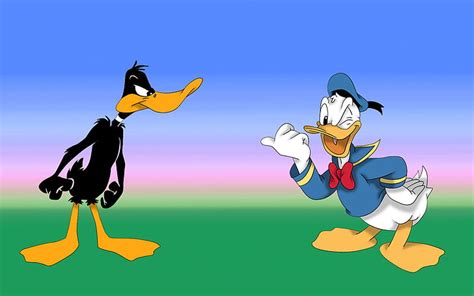 HD wallpaper: Daffy Duck-vs-Donald Duck-Spite-hostility-intolerance ...