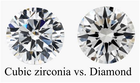 Cubic Zirconia Vs Diamond Side By Side - Cubic Zirconia Round White ...