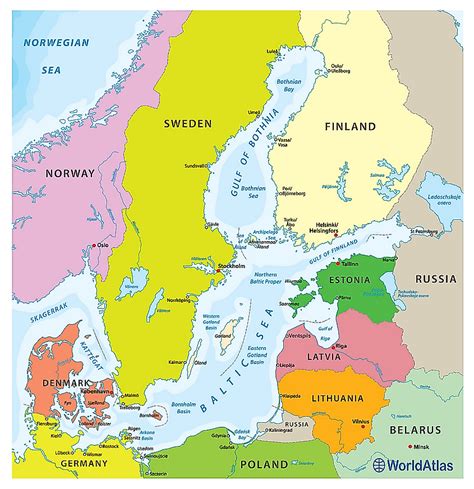 The Largest Islands In The Baltic Sea - WorldAtlas