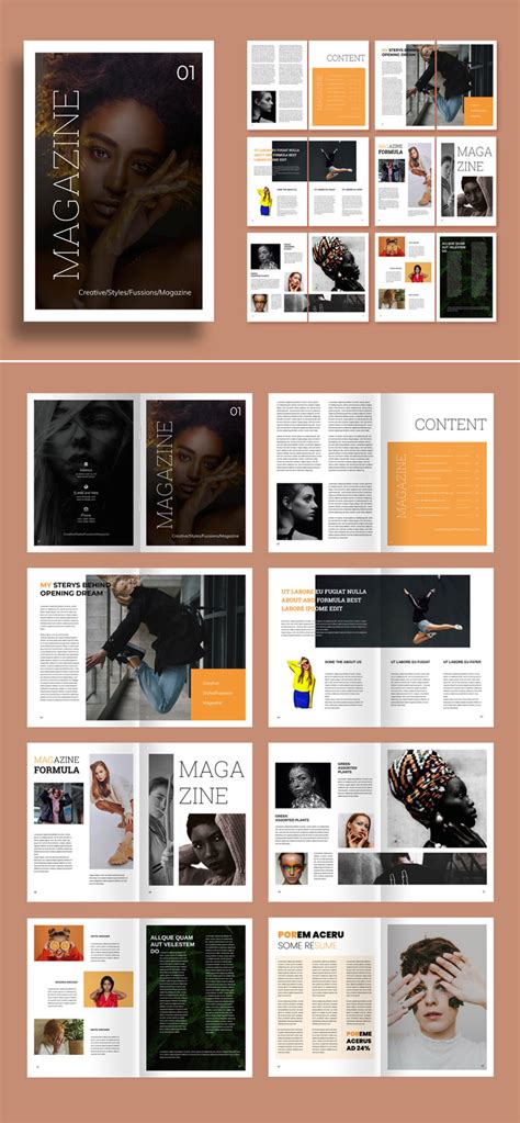 Adobe InDesign Magazine Template