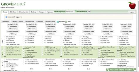 Menus For Assisted Living Facilities Get A Free Sample Nursing Home ...