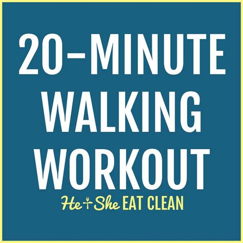 20-Minute Walking Workout