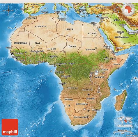 Africa Geography Map