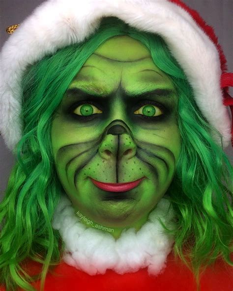 Christmas Grinch makeup by kayleigh_ashman | Makeup, Grinch, Face painting