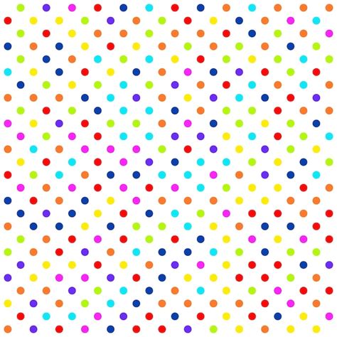 Rainbow Polka Dots Wallpaper