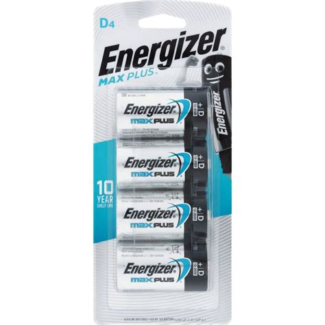 Energizer Max Plus D - 4 Pack | Energizer, Portable radio, Max