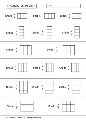 Fraction Grids | Teaching Resources