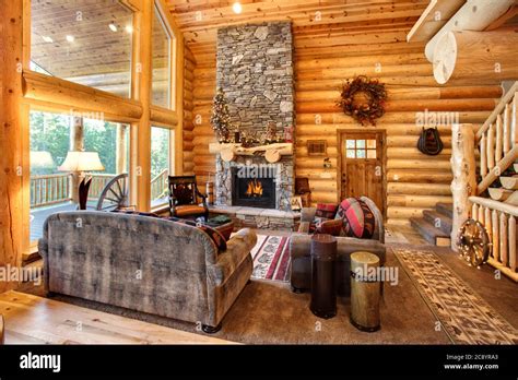 Fireplace log hi-res stock photography and images - Alamy