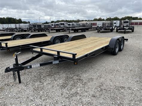 P&T Trailers 18' Steel Floor Car Hauler w/ ramps | PJ Trailers in OH ...