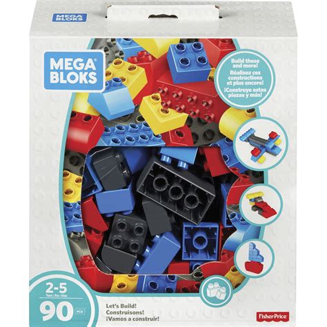 Mega Bloks, MBLFLY44, Let's Build! Building Blocks Set, 1 Each ...