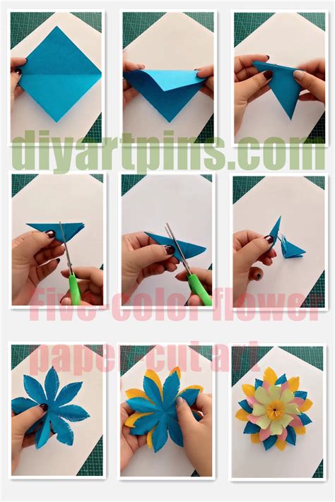 How To Make Flowers Paper Cutting | Best Flower Site