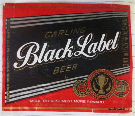 Black Label from #SouthAfrica #africa #beer | Beer label, Beer label ...