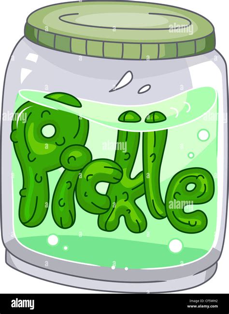 Empty Pickle Jar Clipart