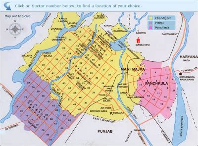 Chandigarh City Map ~ Explore Your Punjab