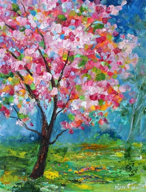 30 Easy Tree Painting Ideas that look Absolutely Stunning