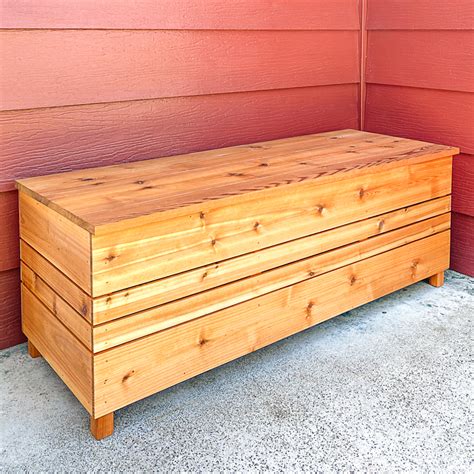 Outdoor Storage Box Plans - Cedar Deck Box Plans Plans Diy Free ...