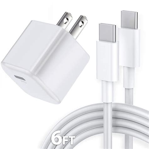 For iPhone 15 models 20W USB-C Super Fast Wall Charger Adapter Plug ...