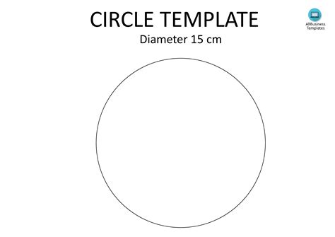 Circle template A4 diameter 15CM | Templates at allbusinesstemplates.com