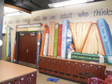 School Library Wall Murals - Mural Wall