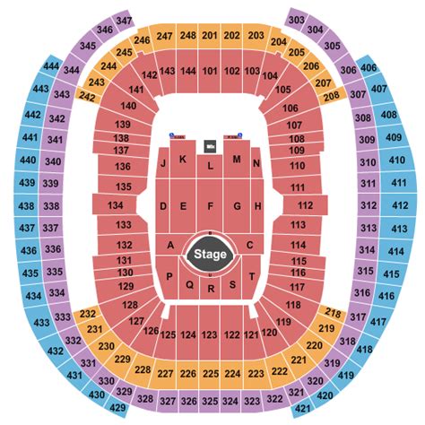 Allegiant Stadium Seating Chart + Rows, Seats and Club Seats