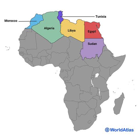 Countries Of North Africa - WorldAtlas