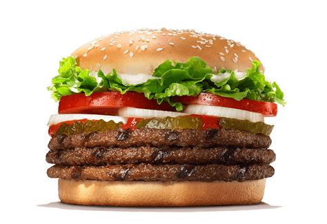 King Whopper Hamburger Big Veggie Burger Transparent HQ PNG Download ...