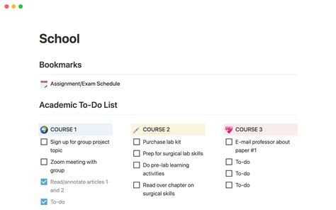 Janice Studies' student dashboard Template | Notion Marketplace