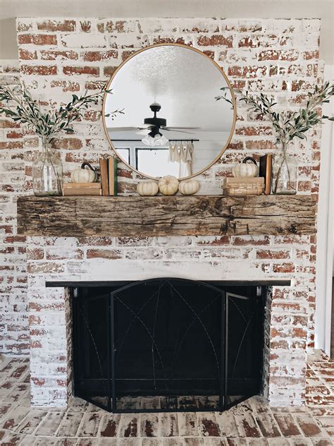 Fall mantel | Farmhouse fireplace ideas, Home fireplace, Farmhouse ...