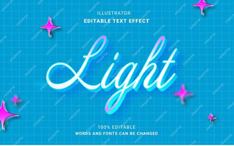 Premium Vector | Vector editable light font typography template text ...