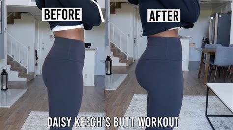 I Did Daisy Keech’s Butt Workout | Before & After results | BOOTY IN 1 ...