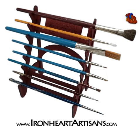 Paint Brush Rack - Ironheart Artisans