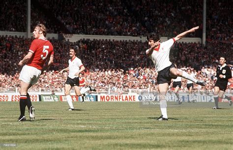 Football, 1977 FA Cup Final, Wembley, Manchester United 2 v Liverpool ...