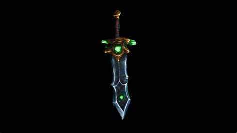 Emerald Sword 3D model - TurboSquid 2178283