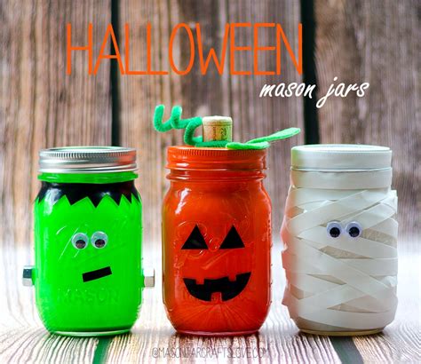 Halloween Mason Jars - Mason Jar Crafts Love