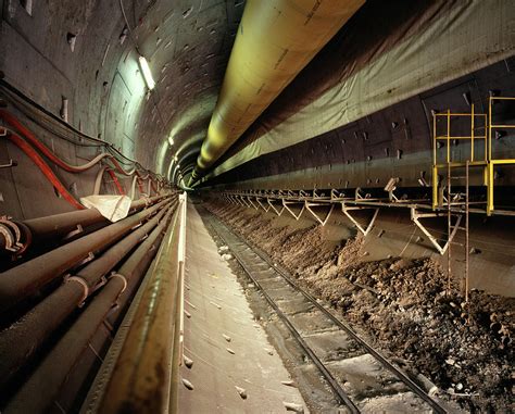 Channel Tunnel Rail Link Construction Photograph by Adam Hart-davis ...