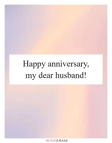 Happy Anniversary, My Dear Husband! | Messages, Wishes & Greetings ...