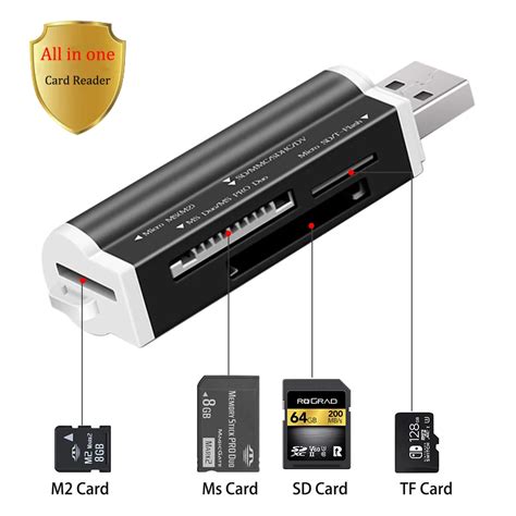 USB 2.0 Micro SD Card Reader for Micro SD Card TF Card Adapter Plug and ...